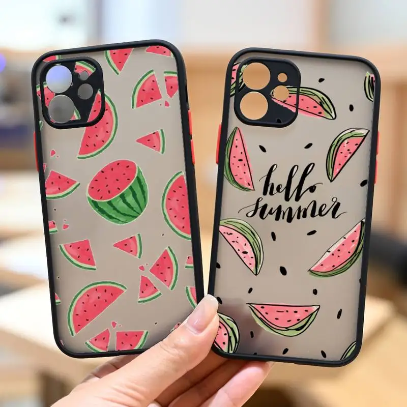 Cute Summer Fruit Watermelon Phone Case IPhone 12 11 13 14 Pro Max X XR XS SE2020 7 8 Plus Hard Shockproof Cover Case
Cute Summer Fruit Watermelon Phone Case IPhone 12 11 13 14 Pro Max X XR XS SE2020 7 8 Plus Hard Shockproof Cover Case
