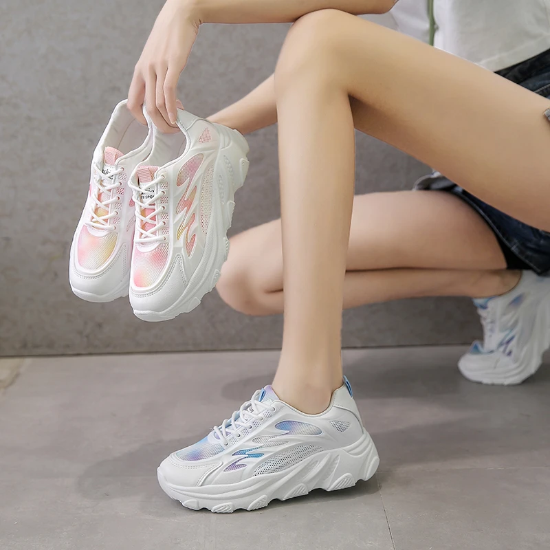 2022 New Women's Shoes Gradient Color Women's Sneakers Round Toe Lace-up Thick Bottom Flat Heel Fashion Low-top Shoes
2022 New Women's Shoes Gradient Color Women's Sneakers Round Toe Lace-up Thick Bottom Flat Heel Fashion Low-top Shoes