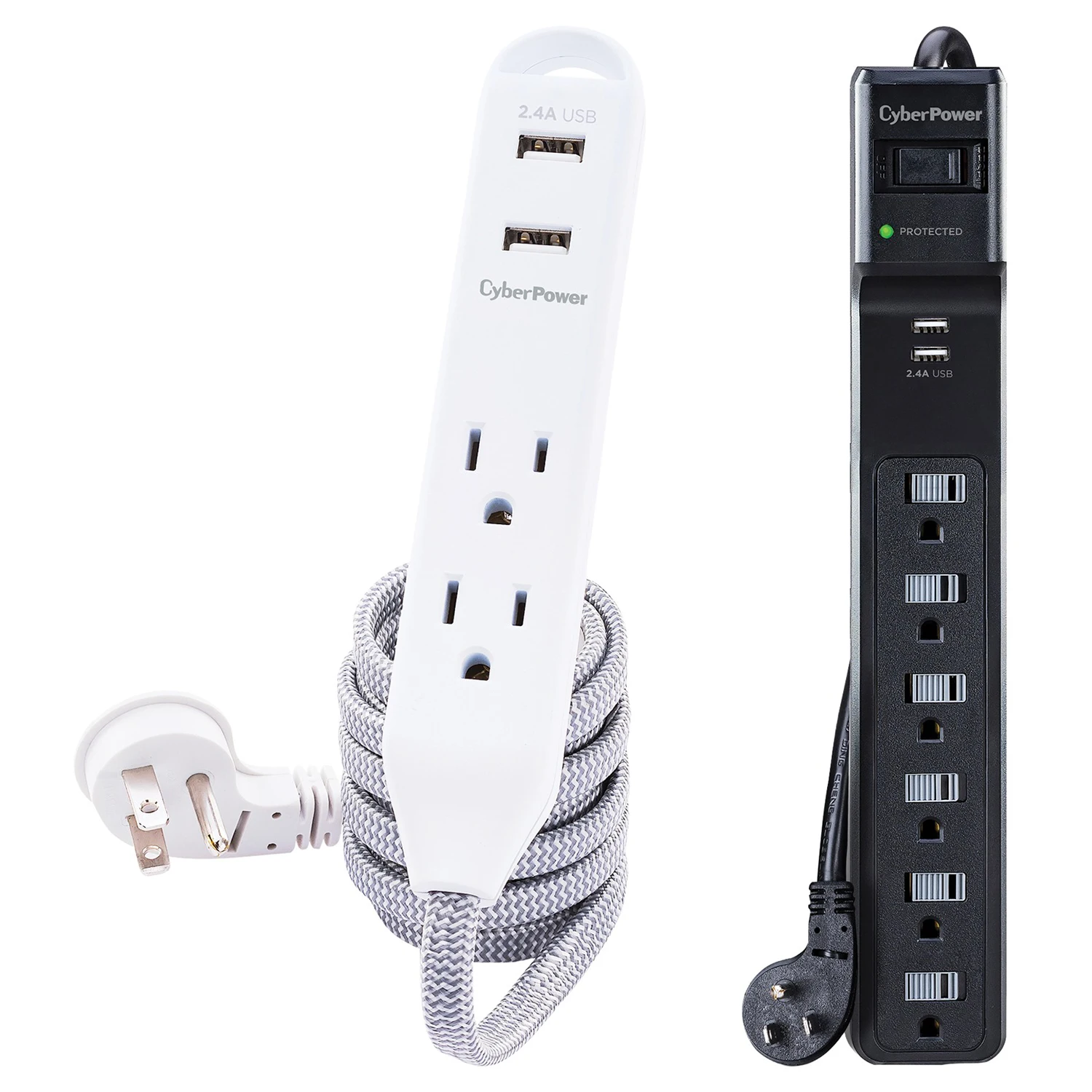 GC306U Reach and Charge USB and AC Power Cord, 6-Foot Braided Cable & P604URC1 Home Office Surge-Protector 6-Outlet Power Strip
GC306U Reach and Charge USB and AC Power Cord, 6-Foot Braided Cable & P604URC1 Home Office Surge-Protector 6-Outlet Power Strip