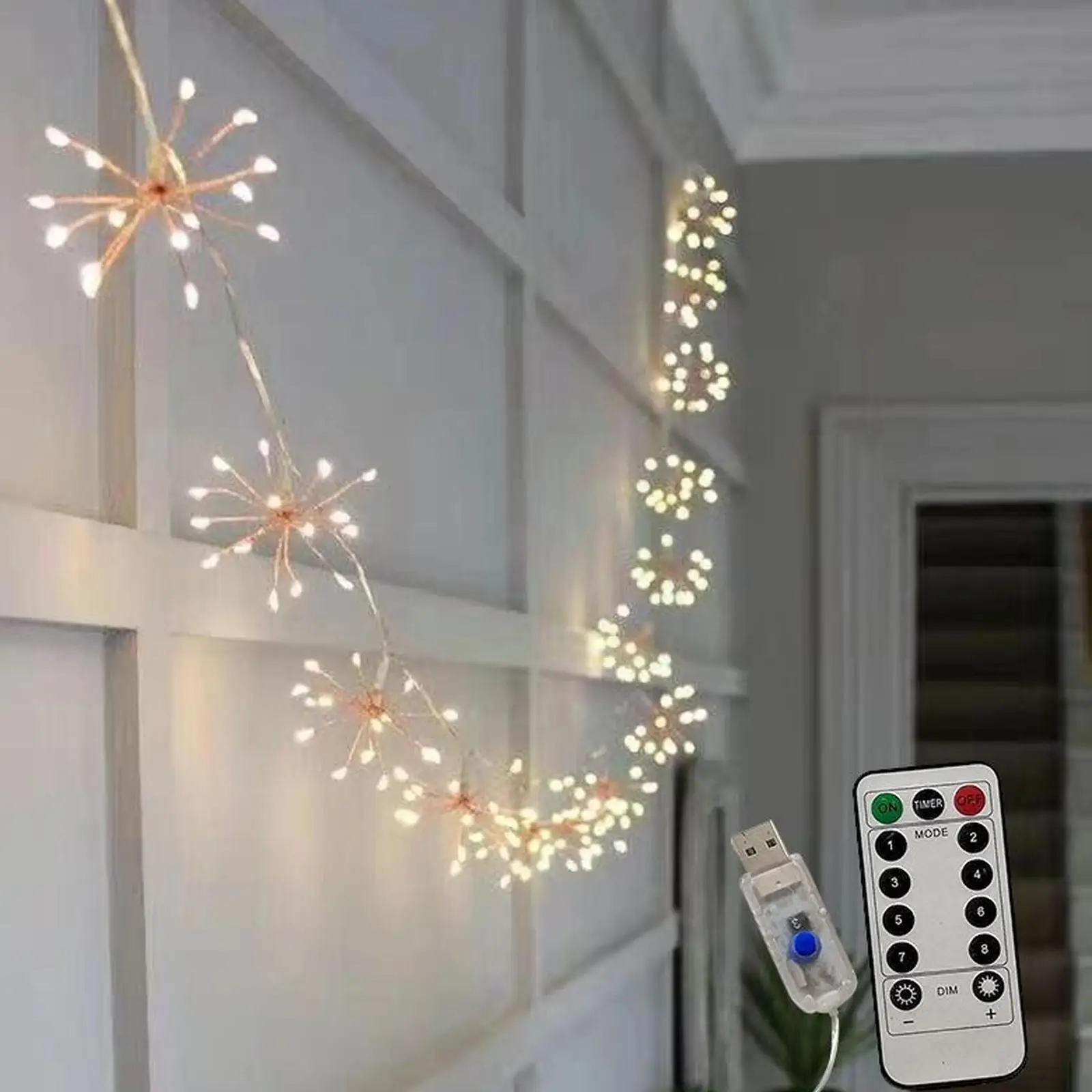 Remote Control Fairy Lights Usb Battery Operated Led Lights String Wire Decoration Christmas Lights Timer Waterproof F1h6
Remote Control Fairy Lights Usb Battery Operated Led Lights String Wire Decoration Christmas Lights Timer Waterproof F1h6