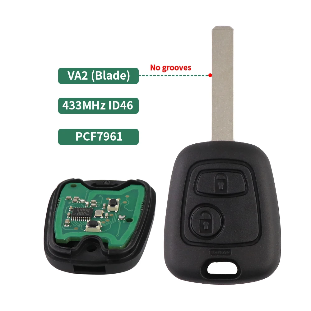 Дистанционный ключ от автомобиля для Citroen C1 C2 C3 Saxo Xsara Picasso Berlingo для Peugeot 106 206 306 107 207 307 407 Partner 433 МГц ID46 Чип
Дистанционный ключ от автомобиля для Citroen C1 C2 C3 Saxo Xsara Picasso Berlingo для Peugeot 106 206 306 107 207 307 407 Partner 433 МГц ID46 Чип