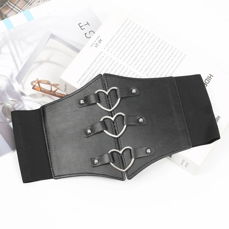 Belts For Women Dresses Waist Buckle Bandage Corset Wide Pu Leather Slimming Body Belts for Women Elastic High Waist wholesales
Belts For Women Dresses Waist Buckle Bandage Corset Wide Pu Leather Slimming Body Belts for Women Elastic High Waist wholesales