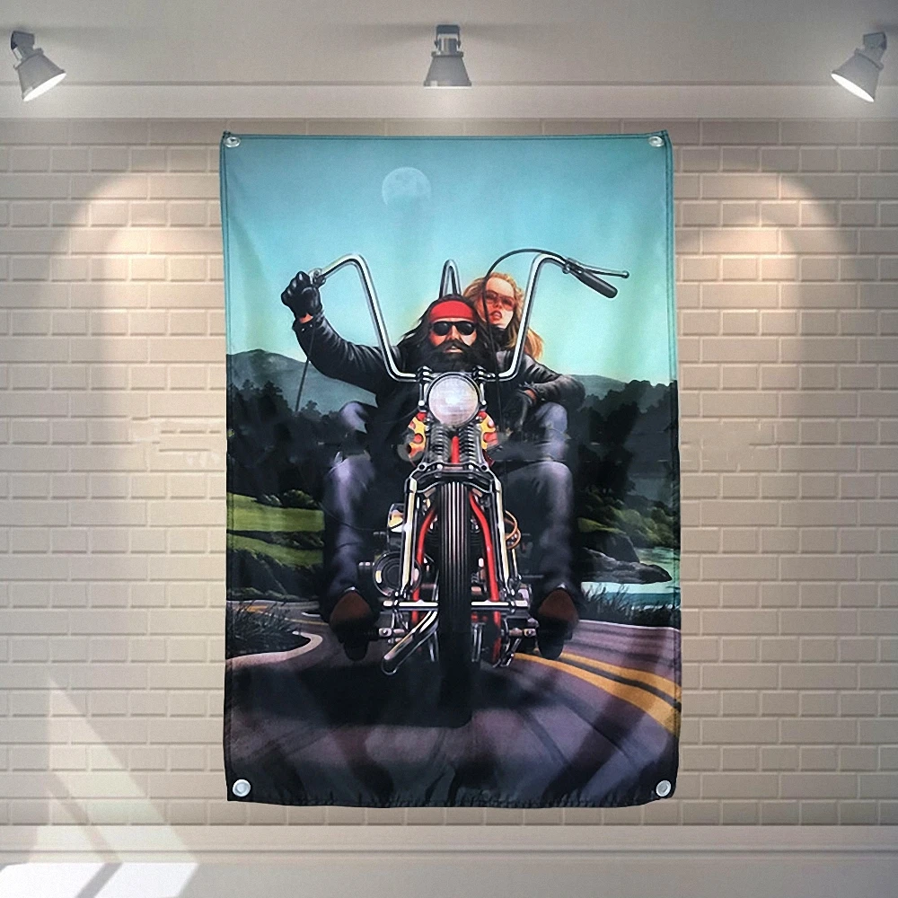 Easy Rider Motorcycle Wall Art Movie Posters and Prints Banner Flag Man Cave Garage Locomotive Repair Shop Wall Decor Painting
Easy Rider Motorcycle Wall Art Movie Posters and Prints Banner Flag Man Cave Garage Locomotive Repair Shop Wall Decor Painting