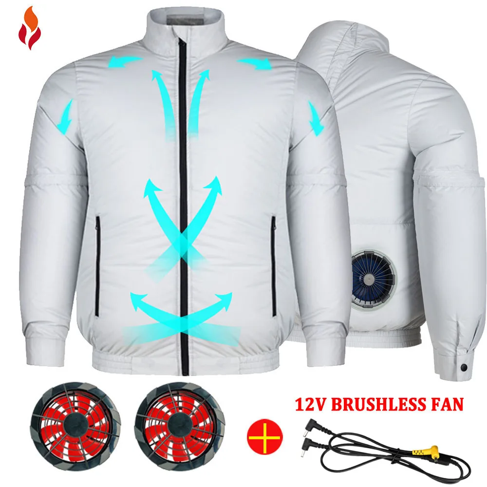 Summer Fan Air Condition Clothes Man Travel Ultralight Outdoor trekking Jacket Windbreaker Fishing clothes Workshop Uniforms
Summer Fan Air Condition Clothes Man Travel Ultralight Outdoor trekking Jacket Windbreaker Fishing clothes Workshop Uniforms