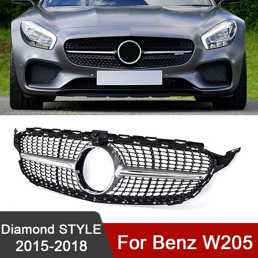 Для Mercedes Benz W205 2015-2018 автомобильный Стайлинг гриль для алмазного стиля передний бампер Автомобильная решетка (с камерой)
Для Mercedes Benz W205 2015-2018 автомобильный Стайлинг гриль для алмазного стиля передний бампер Автомобильная решетка (с камерой)