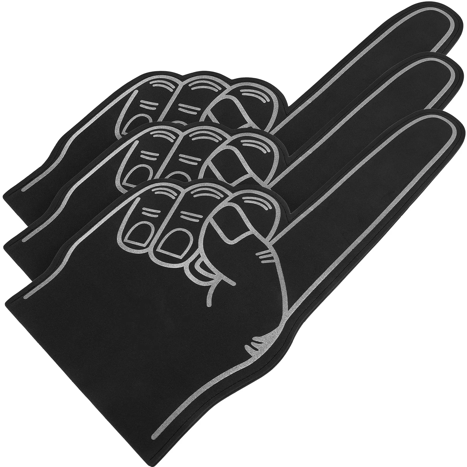 3 Pcs Foam Fingers Party Supply Cheer Prop Giant Soccer Ball Sports Foams Mini Fans Portable Football Events Grip Accessory
3 Pcs Foam Fingers Party Supply Cheer Prop Giant Soccer Ball Sports Foams Mini Fans Portable Football Events Grip Accessory