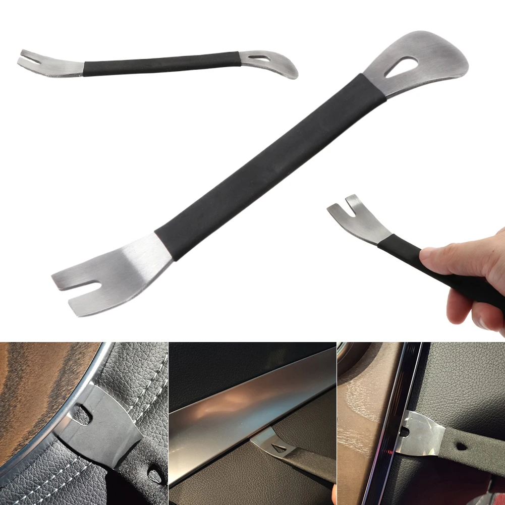 1 Pack Car Interior Plywood Decoration Removal Tool Center Console Rear View Mirror Stainless Steel Plate Metal Crowbar Tool
1 Pack Car Interior Plywood Decoration Removal Tool Center Console Rear View Mirror Stainless Steel Plate Metal Crowbar Tool
