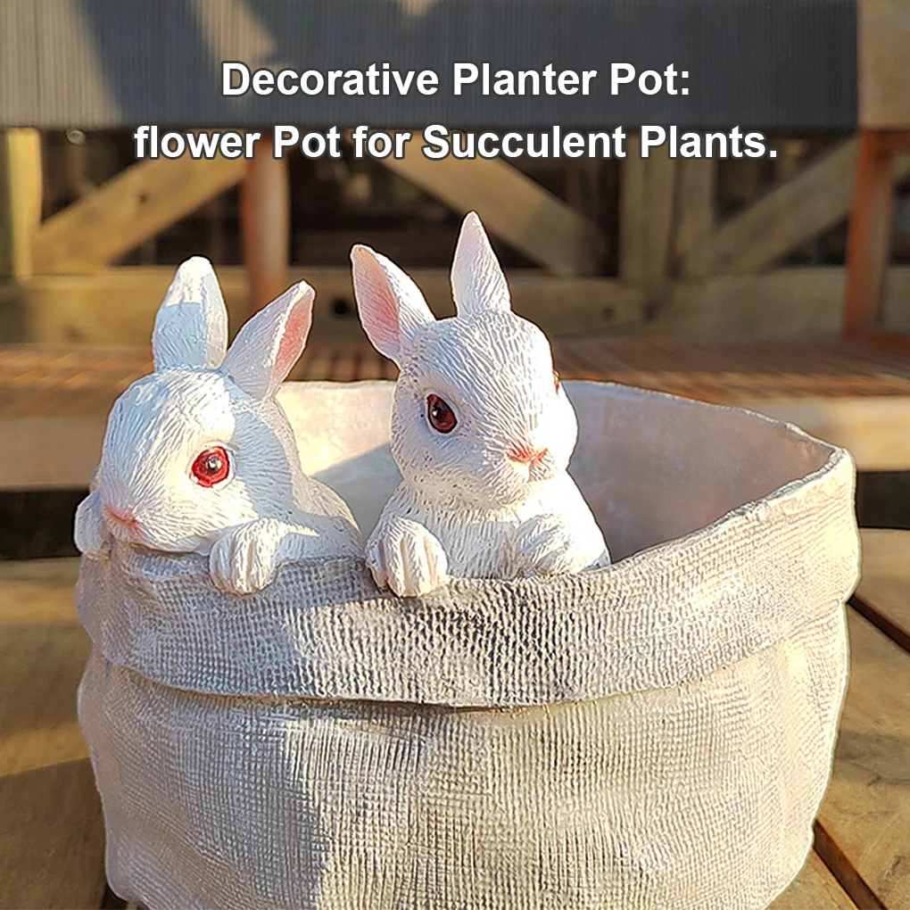 Succulents Flower Pot Balcony Planter Animal Flowerpot Resin Outdoor Decoration Craft Exquisite Ornament Container
Succulents Flower Pot Balcony Planter Animal Flowerpot Resin Outdoor Decoration Craft Exquisite Ornament Container