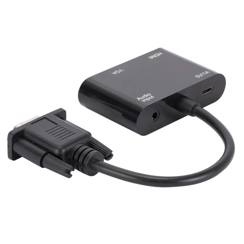 Адаптер VGA-HDMI-совместимый с аудиоконвертером 3,5 мм для домашнего кинотеатра, встреч, презентаций, обучающих игр, выставок
Адаптер VGA-HDMI-совместимый с аудиоконвертером 3,5 мм для домашнего кинотеатра, встреч, презентаций, обучающих игр, выставок