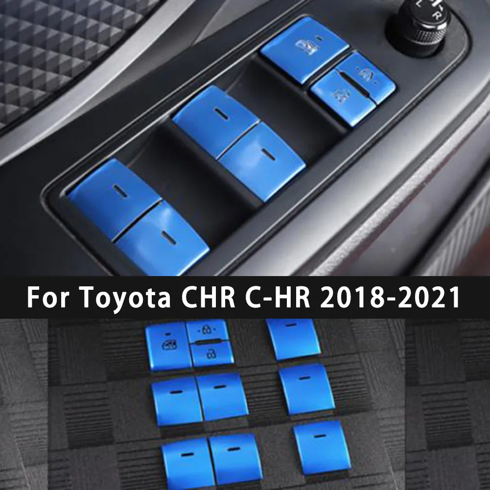 Button Sticker Car Styling Blue Silver Decal Car Window Lift Button Switch Panel Cover Trim Sticker For 2018-2021 CHR C-HR Toyot
Button Sticker Car Styling Blue Silver Decal Car Window Lift Button Switch Panel Cover Trim Sticker For 2018-2021 CHR C-HR Toyot