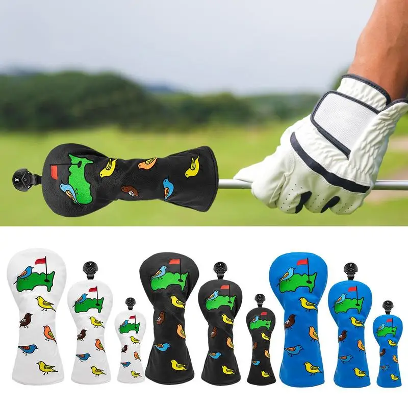 3pcs/set PU Golf Club Covers Extended Elastic Golf Club Irons Covers Set Flannelette Liner Golf Head Covers for Woods And Driver
3pcs/set PU Golf Club Covers Extended Elastic Golf Club Irons Covers Set Flannelette Liner Golf Head Covers for Woods And Driver