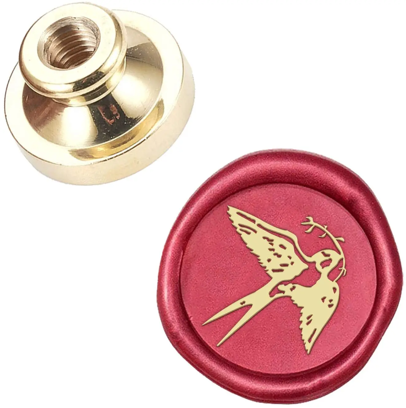 Wax Seal Stamp Head Swallow Removable Sealing Brass Stamp Head for Creative Gift Envelopes Invitations Cards Decoration 
Wax Seal Stamp Head Swallow Removable Sealing Brass Stamp Head for Creative Gift Envelopes Invitations Cards Decoration