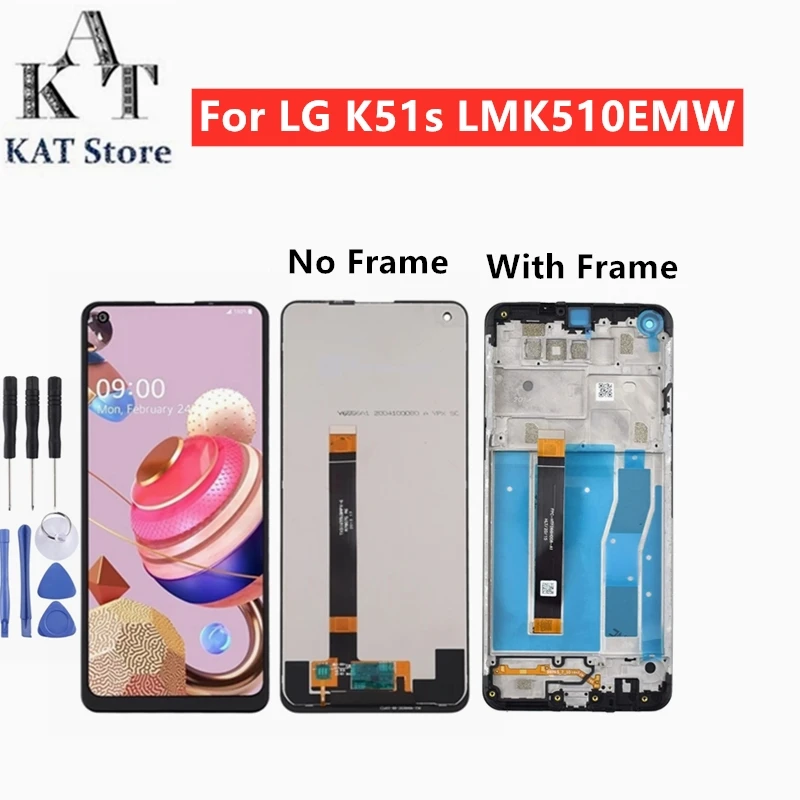 Сменный ЖК-экран KAT для LG K51s LMK510EMW LM-K510EMW, ЖК-дисплей, сенсорный экран с рамкой, гарантия качества
Сменный ЖК-экран KAT для LG K51s LMK510EMW LM-K510EMW, ЖК-дисплей, сенсорный экран с рамкой, гарантия качества