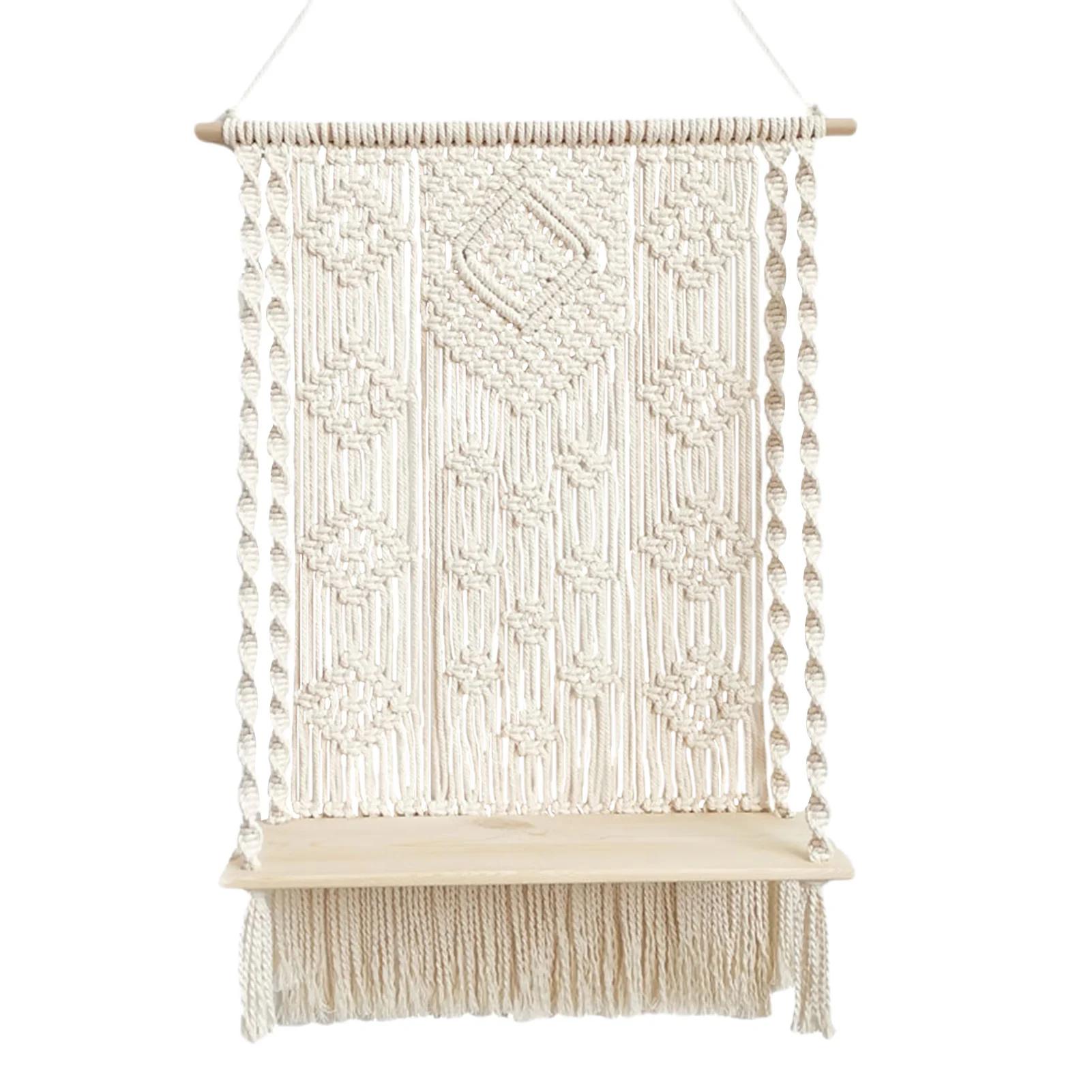 Rope Plant Hanger Handmade Macrame Cotton Blend Tapestry Background Home Decor Bedroom Wall Hanging Shelf Flower Storage Woven
Rope Plant Hanger Handmade Macrame Cotton Blend Tapestry Background Home Decor Bedroom Wall Hanging Shelf Flower Storage Woven