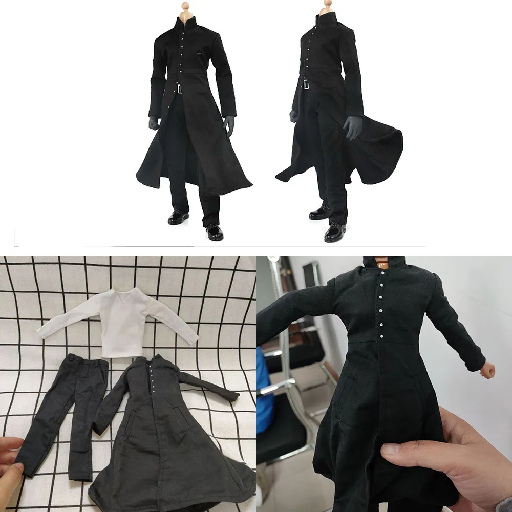 CC263 4 Pcs/set 1/6 Scale Men's Black Wired Cloak Cape Coat with Diamond T shirt Trousers Set For 12" Male Nude Action Figure
CC263 4 Pcs/set 1/6 Scale Men's Black Wired Cloak Cape Coat with Diamond T shirt Trousers Set For 12" Male Nude Action Figure