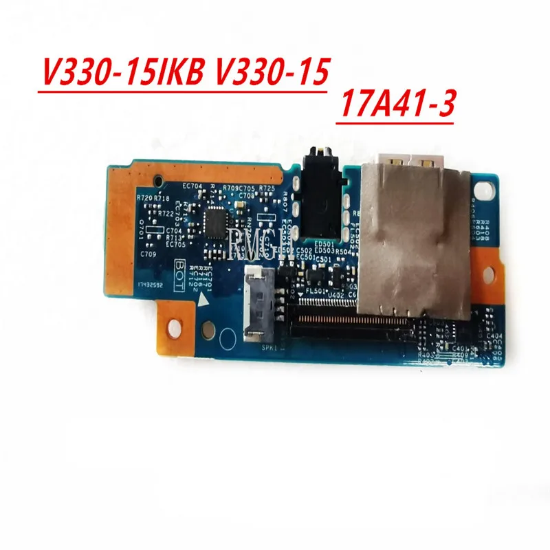 

Original FOR LENOVO IDEAPAD V330-15IKB v330-15 AUDIO USB SD CARD READER BOARD V330-15IKB v330-15 17A41-3 448.0DC10.0031