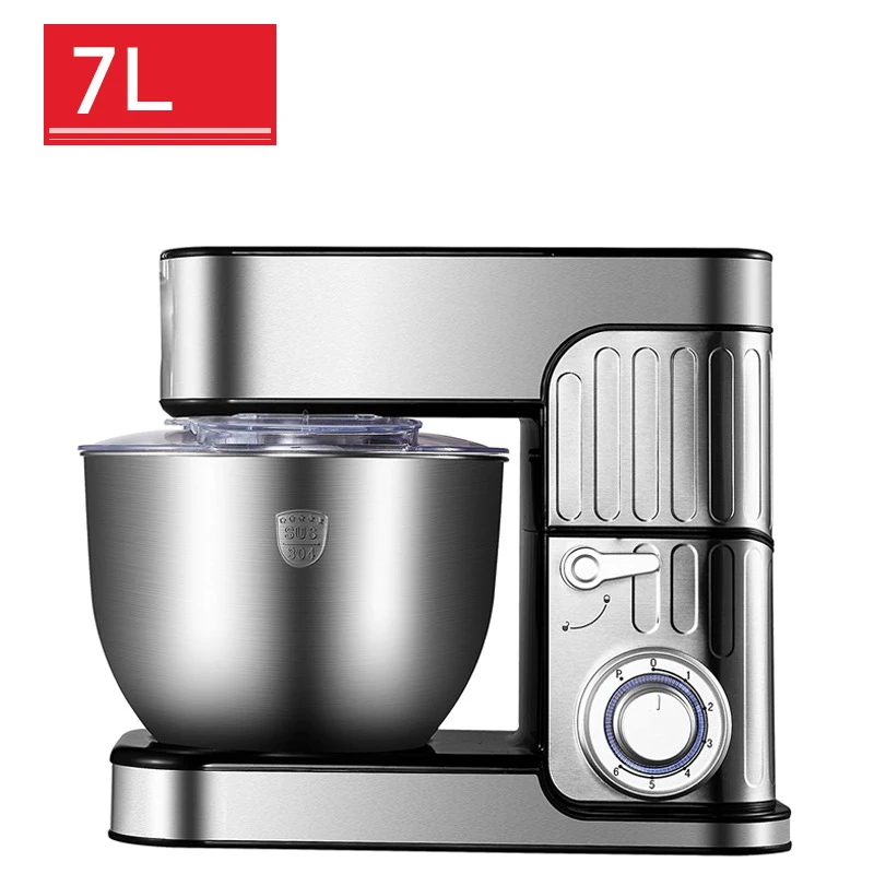 7L Automatic Food Mixer 220V 1000W Electric Egg Beater Kneading Machine Meat Grinder Flour Mixing Equipment
7L Automatic Food Mixer 220V 1000W Electric Egg Beater Kneading Machine Meat Grinder Flour Mixing Equipment