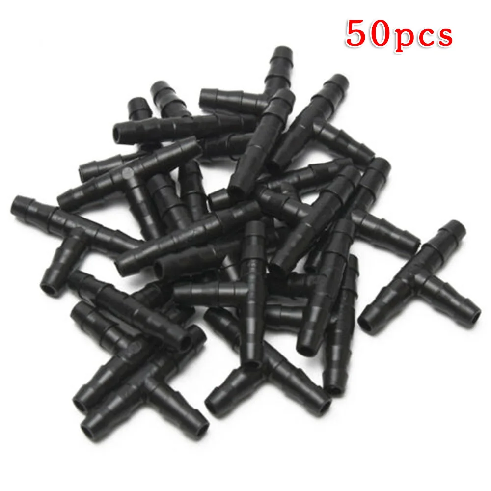 50pcs Plastic Tee Connector Hose Tube Fitting Connection Gardening Plants Drip Sprinkler Irrigation Watering Kits
50pcs Plastic Tee Connector Hose Tube Fitting Connection Gardening Plants Drip Sprinkler Irrigation Watering Kits