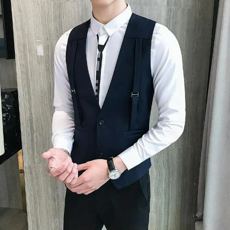 V-neck Vests for Men Dress Up Single-breasted Men's Vest Prom Dresses 2023 Gilet Elegant Suits Blazer Clothing Man Bowtie
V-neck Vests for Men Dress Up Single-breasted Men's Vest Prom Dresses 2023 Gilet Elegant Suits Blazer Clothing Man Bowtie