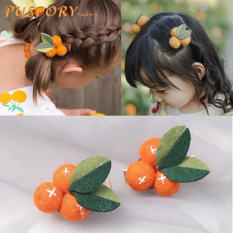Cartoon Plush Tangerinr Girl Baby Barrettes Travel Out Outdoor Little Girl Dress Up Headgear Country Style Newborn Accessories
Cartoon Plush Tangerinr Girl Baby Barrettes Travel Out Outdoor Little Girl Dress Up Headgear Country Style Newborn Accessories