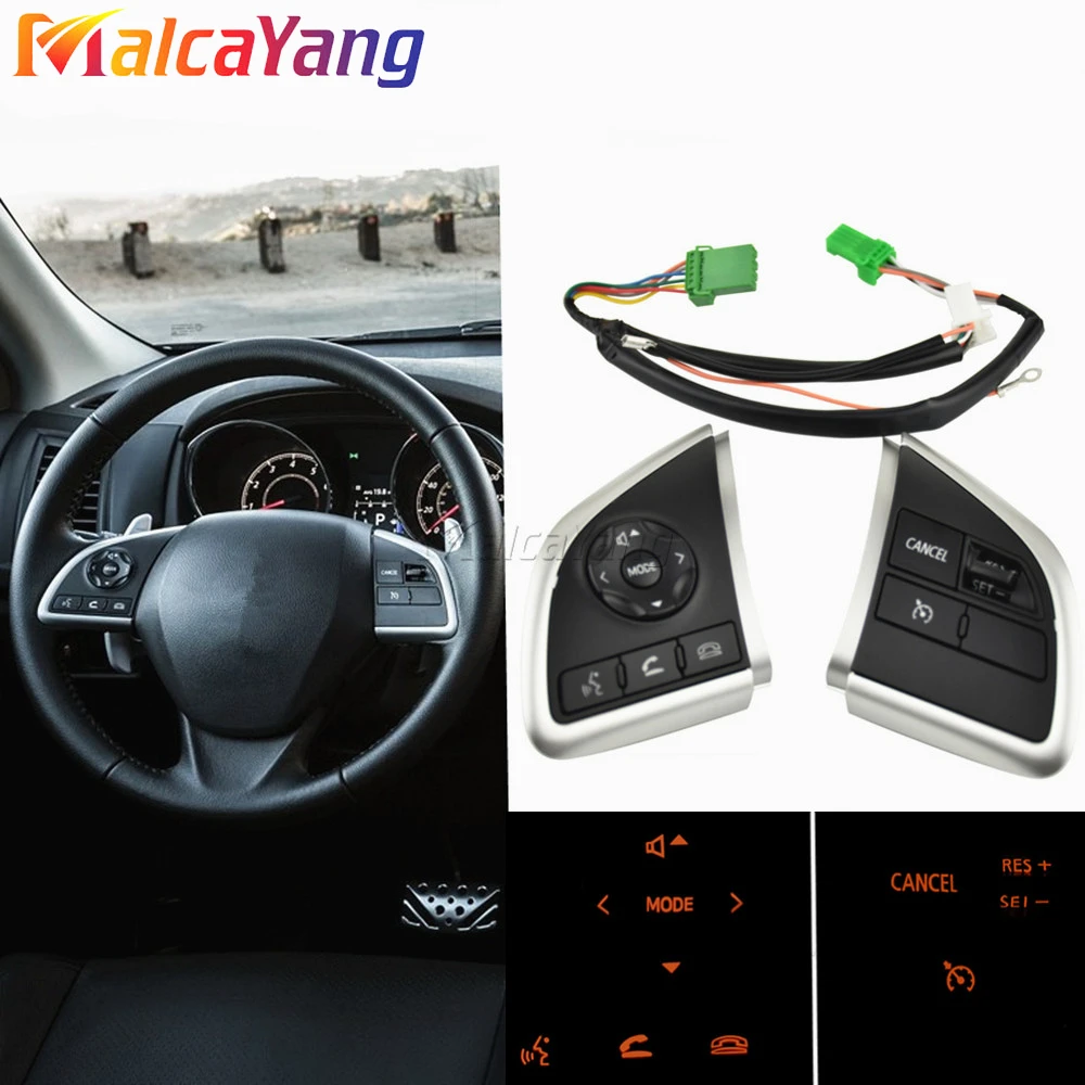 High Quality For Mitsubishi Outlander 3 ASX Xpander Mirage L200 New Cruise Control Steering Wheel Button Audio Volume Switch
High Quality For Mitsubishi Outlander 3 ASX Xpander Mirage L200 New Cruise Control Steering Wheel Button Audio Volume Switch