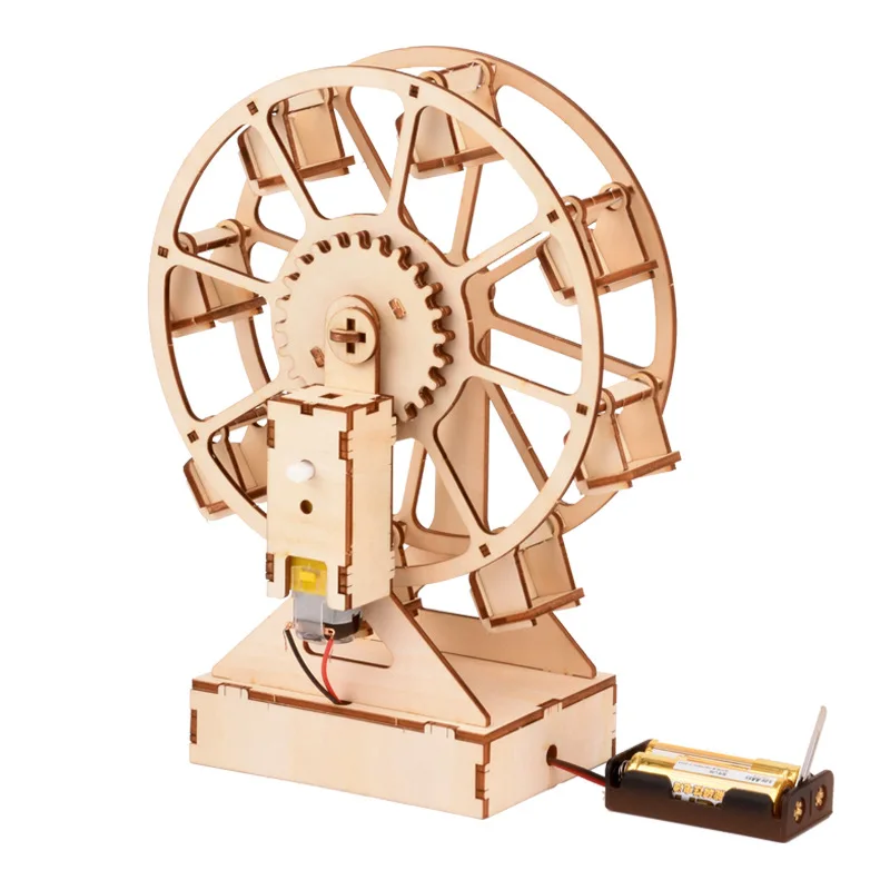 Electric Wooden Ferris Wheel Building Kit - DIY STEM Educational Toys for Girls and Boys - Engineering Assembly Project for Kids
Electric Wooden Ferris Wheel Building Kit - DIY STEM Educational Toys for Girls and Boys - Engineering Assembly Project for Kids