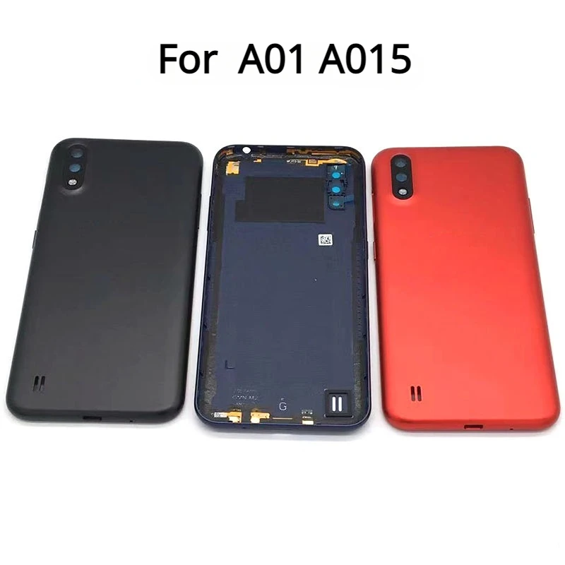 New For Samsung Galaxy A01 A015 SM-A015F SM-A015G Back Battery Cover Rear Door Housing Back Case with Camera lens 
New For Samsung Galaxy A01 A015 SM-A015F SM-A015G Back Battery Cover Rear Door Housing Back Case with Camera lens