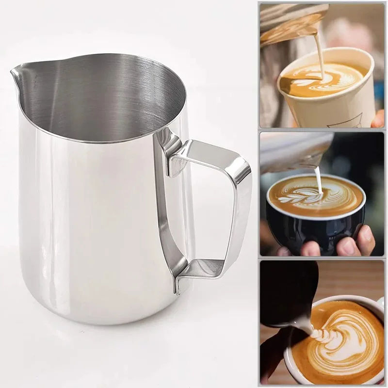 

Non Stick Stainless Steel Milk Frothing Pitcher Pitcher Espresso Coffee Barista Craft Latte Cappuccino Cream Frothing Jug