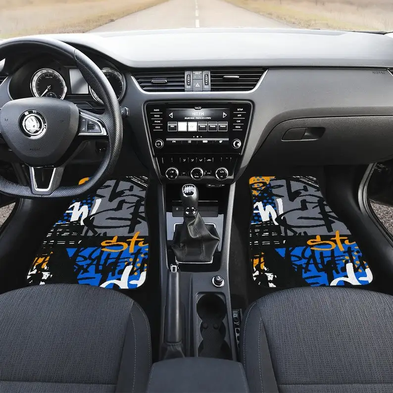Colorful Graffiti Abstract Art Car Floor Mats Set, Front and Back Floor Mats for Car, Car Accessories
Colorful Graffiti Abstract Art Car Floor Mats Set, Front and Back Floor Mats for Car, Car Accessories