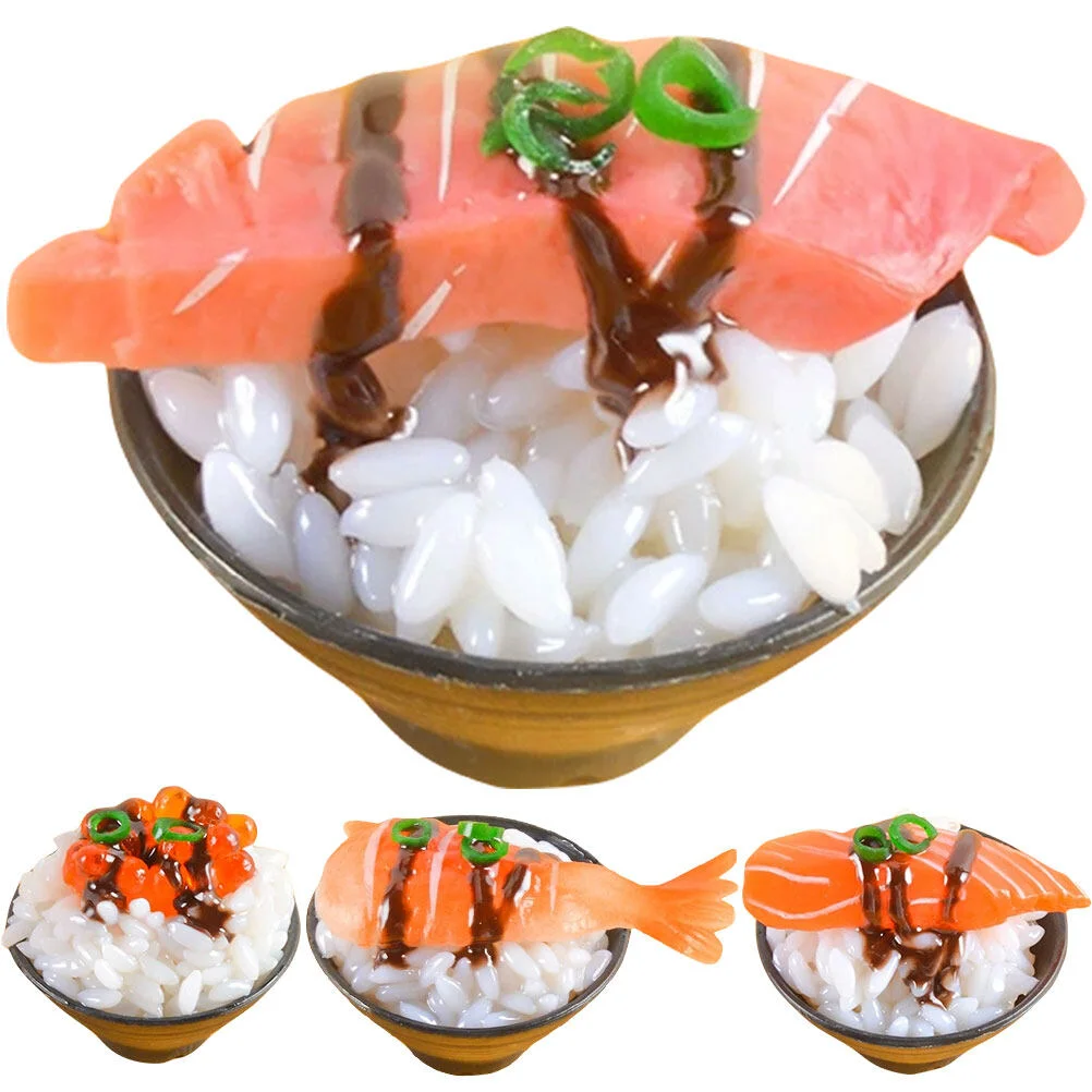 4 Pcs Simulated Sushi Rice Toys Kids Fake Food Play Pretend Kitchen Accessories Simulation Model Pvc Realistic Child
4 Pcs Simulated Sushi Rice Toys Kids Fake Food Play Pretend Kitchen Accessories Simulation Model Pvc Realistic Child