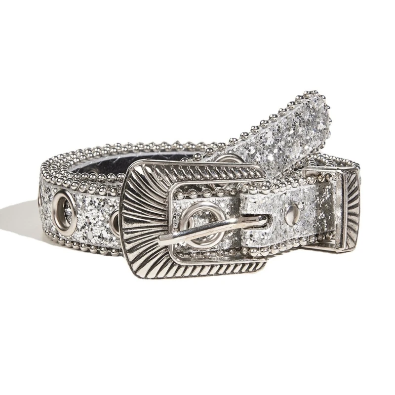 Relief Pattern Buckle Belt for Adult Full Sequins Belt for Jeans Cowboy Cowgirl Drop shipping
Relief Pattern Buckle Belt for Adult Full Sequins Belt for Jeans Cowboy Cowgirl Drop shipping