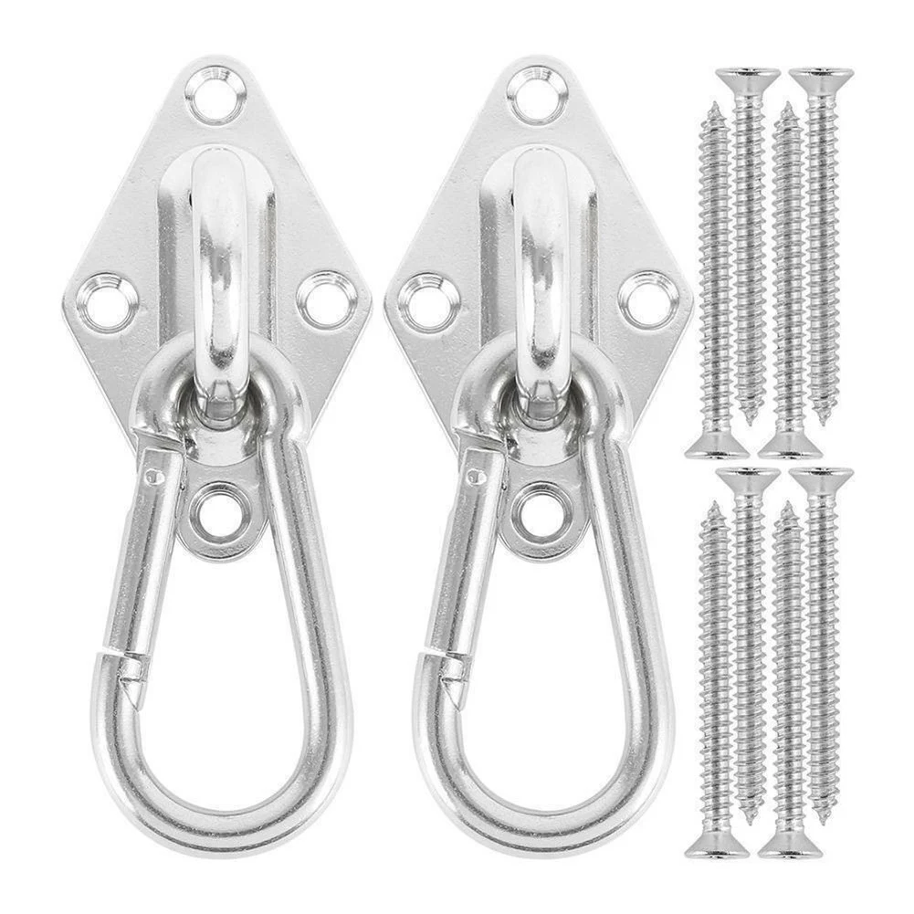 Stainless Heavy Duty Ceiling Hanging Hook Set Swing Chair Bracket Hardware Tool Ceilings Sturdy Posts Brick Walls Decks Tree
Stainless Heavy Duty Ceiling Hanging Hook Set Swing Chair Bracket Hardware Tool Ceilings Sturdy Posts Brick Walls Decks Tree