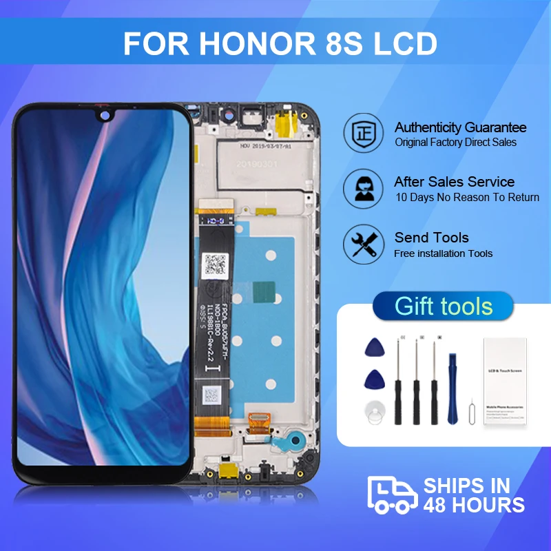 1Pcs For Huawei Honor 8S LCD KSA-LX9 KSE-LX9 Touch Screen Digitizer Assembly For Honor 8S 2020 Display Free Shipping With Tools
1Pcs For Huawei Honor 8S LCD KSA-LX9 KSE-LX9 Touch Screen Digitizer Assembly For Honor 8S 2020 Display Free Shipping With Tools