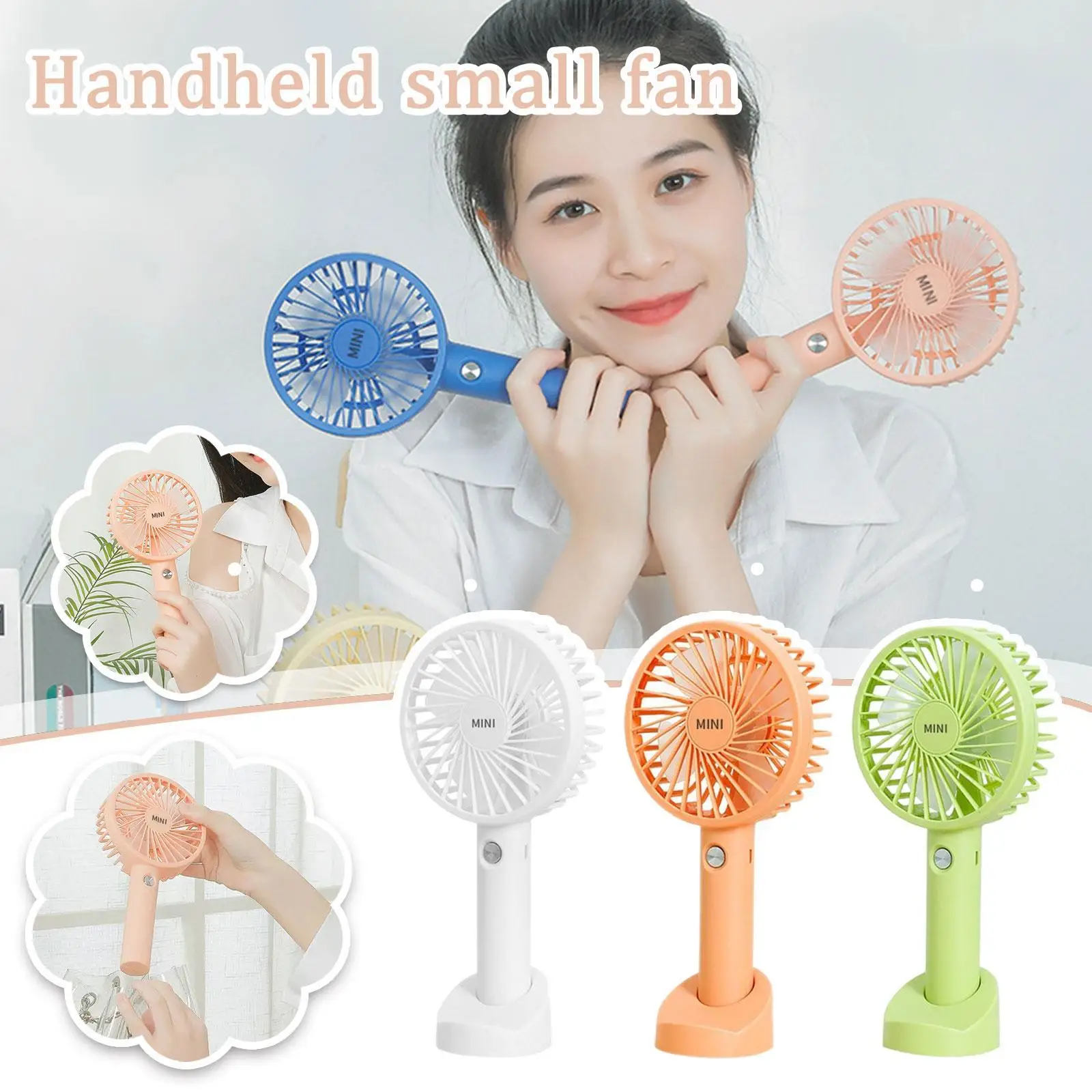 Portable USB Rechargeable Fan Mini Handheld Air Cooling Fan Desktop Ventilation Fan With Base 3 Modes For Travel Outdoor Cooler
Portable USB Rechargeable Fan Mini Handheld Air Cooling Fan Desktop Ventilation Fan With Base 3 Modes For Travel Outdoor Cooler