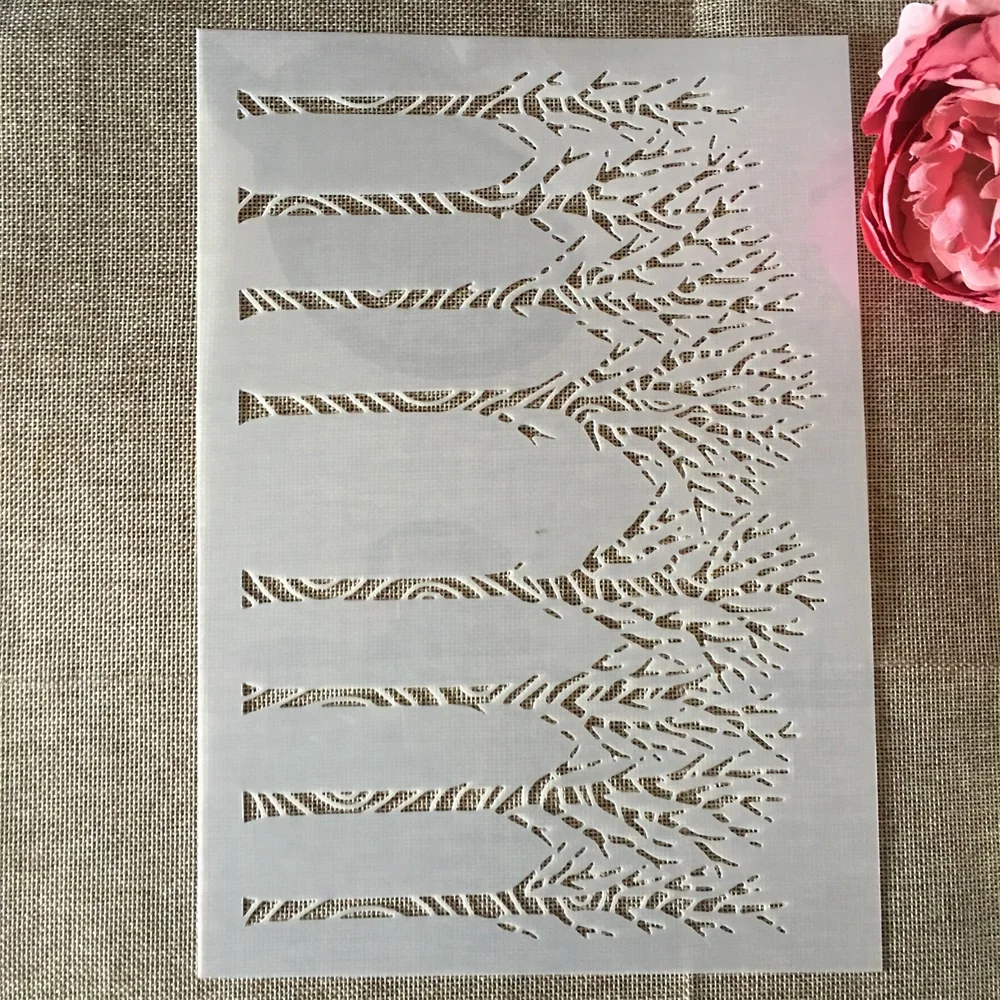 A4 29cm Mandala Tree Forest DIY Layering Stencils Wall Painting Scrapbook Coloring Embossing Album Decorative Template 
A4 29cm Mandala Tree Forest DIY Layering Stencils Wall Painting Scrapbook Coloring Embossing Album Decorative Template