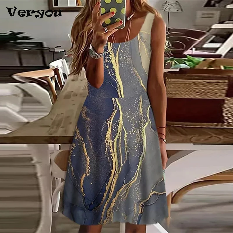 2022 Plus Size Sexy Elegant Mini Dress Women O Neck Sleeveless A-line Party Dresses For Women Fashion Vintage Print Loose Dress
2022 Plus Size Sexy Elegant Mini Dress Women O Neck Sleeveless A-line Party Dresses For Women Fashion Vintage Print Loose Dress