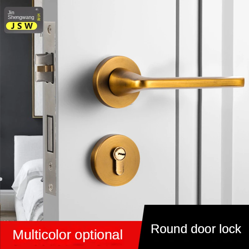 Indoor Lock Bedroom Door Lock Indoor Wooden Door Split Lock Room Mechanical Door Handle Golden Simple Silent Handle Lock
Indoor Lock Bedroom Door Lock Indoor Wooden Door Split Lock Room Mechanical Door Handle Golden Simple Silent Handle Lock