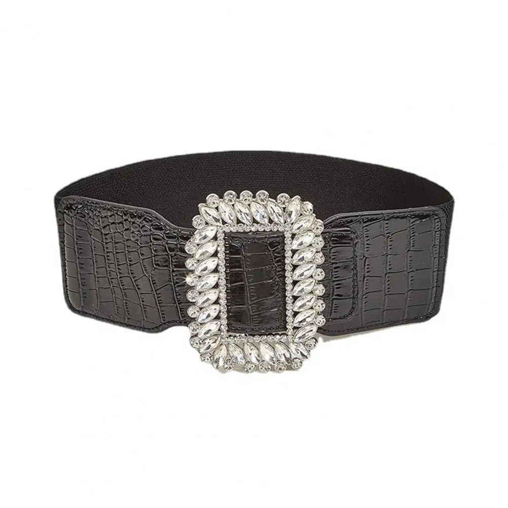 Temperament Popular Sparkling Wide Belt Cummerbund Faux Leather Women Belt Elasticity for Banquet
Temperament Popular Sparkling Wide Belt Cummerbund Faux Leather Women Belt Elasticity for Banquet
