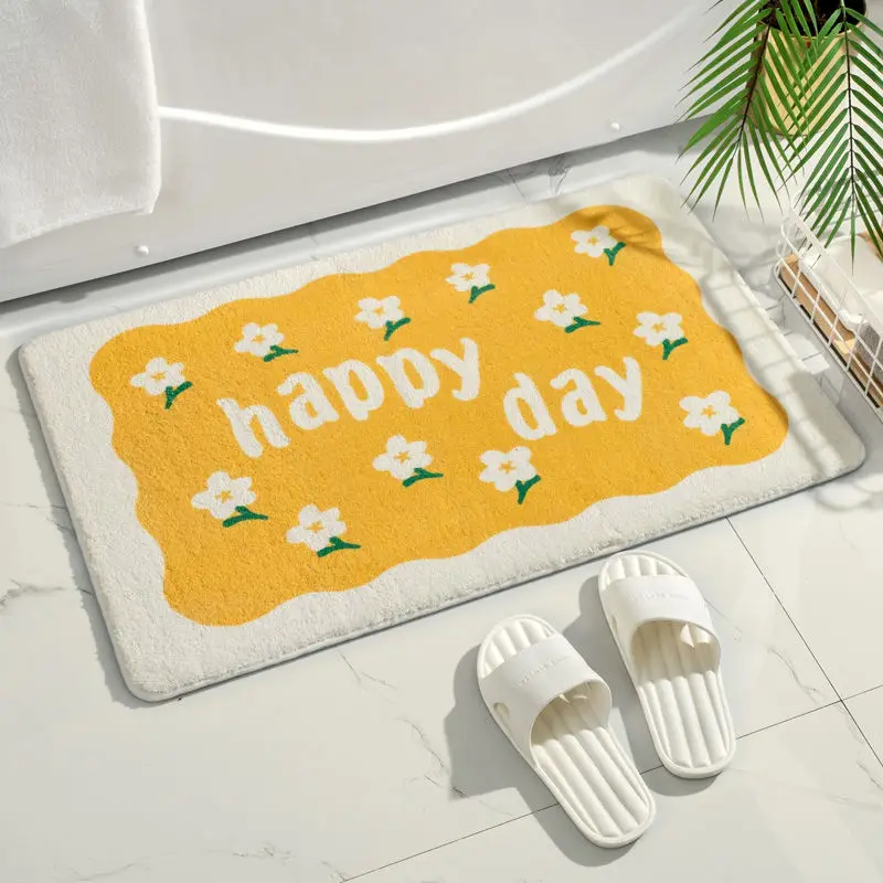 Square Bathroom Floor Mat Bathroom Door Absorbent Non-slip Mat Home Bedroom Entrance Door Mat Toilet Carpet Rugs for Bedroom
Square Bathroom Floor Mat Bathroom Door Absorbent Non-slip Mat Home Bedroom Entrance Door Mat Toilet Carpet Rugs for Bedroom