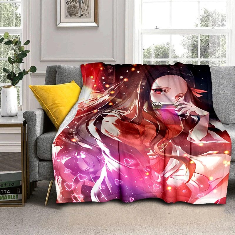 Demon Slayer Art Blanket Flannel Anime Duvet Home Decorative Spring/Autumn Fleece Blankets Customized animation
Demon Slayer Art Blanket Flannel Anime Duvet Home Decorative Spring/Autumn Fleece Blankets Customized animation