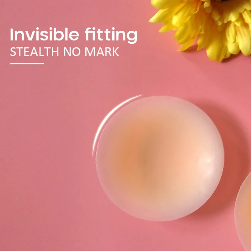 

Women Invisible Pads Nipple Cover Shoulder Pads Reusable Self Adhesive Breast Chest Invisible Mat Stickers Accessories No Trace