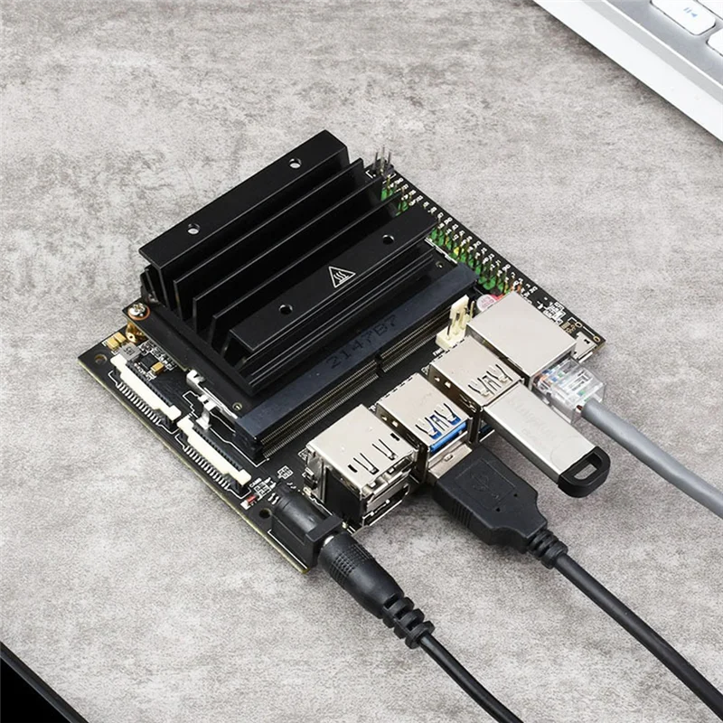 For Jetson Nano 4GB Developer Kit AI Artificial Intelligence Development Board with Heat Sink Programming Robot
For Jetson Nano 4GB Developer Kit AI Artificial Intelligence Development Board with Heat Sink Programming Robot