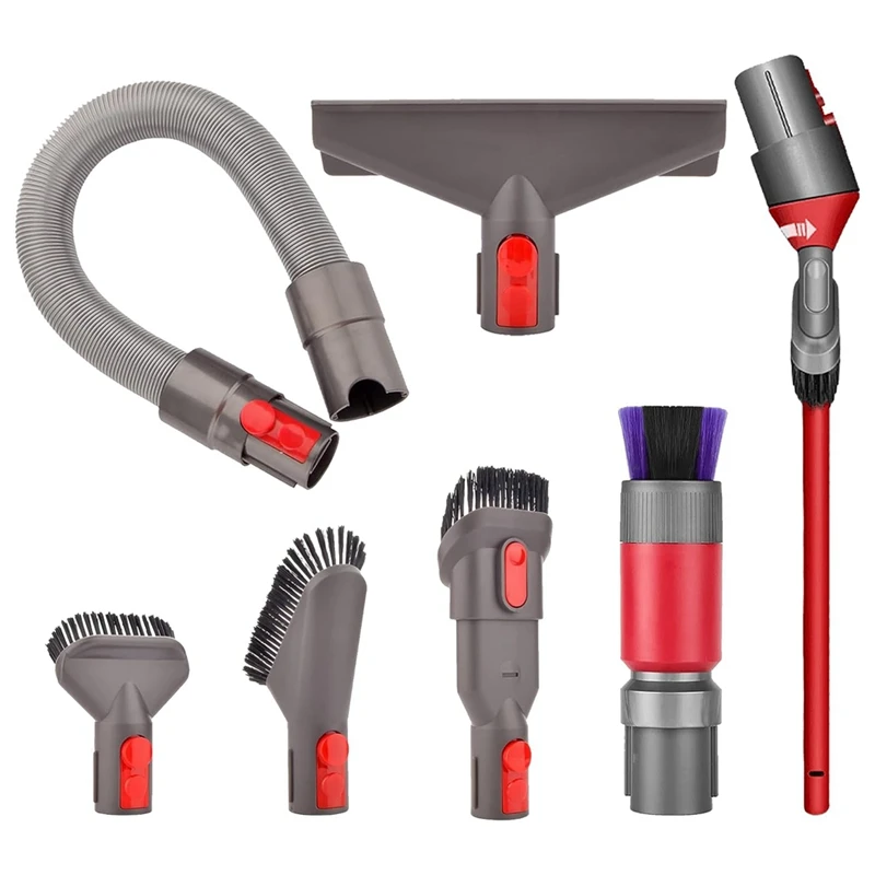 Щетка для Dyson V15/V11/V10/V7/V8, инструменты для удлинения матраса, без следов, мягкая, Жесткая Щетина, детали инструмента
Щетка для Dyson V15/V11/V10/V7/V8, инструменты для удлинения матраса, без следов, мягкая, Жесткая Щетина, детали инструмента