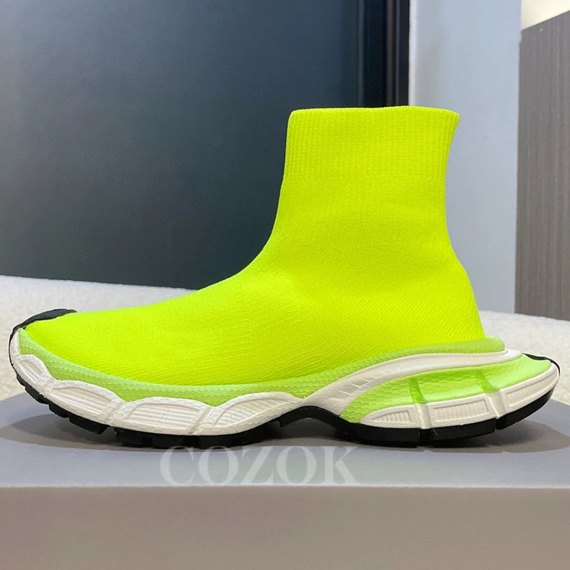 Men Women New Short Sock Boots Autumn Sewing Upper Design Height Increasing Ankle Boots Comfortable Breathable Lovers Shoes
Men Women New Short Sock Boots Autumn Sewing Upper Design Height Increasing Ankle Boots Comfortable Breathable Lovers Shoes