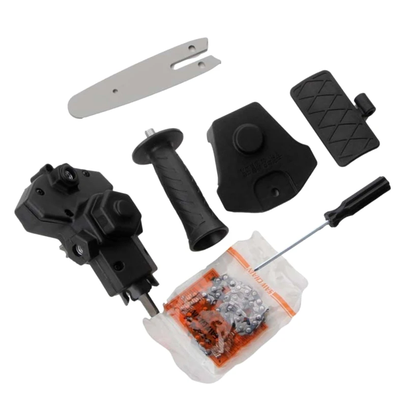 4 Inch Chainsaw Adapter DIY Electric Drill Modified To Electric Chainsaw Converter Adapter Cutting Power Tool for Garden
4 Inch Chainsaw Adapter DIY Electric Drill Modified To Electric Chainsaw Converter Adapter Cutting Power Tool for Garden