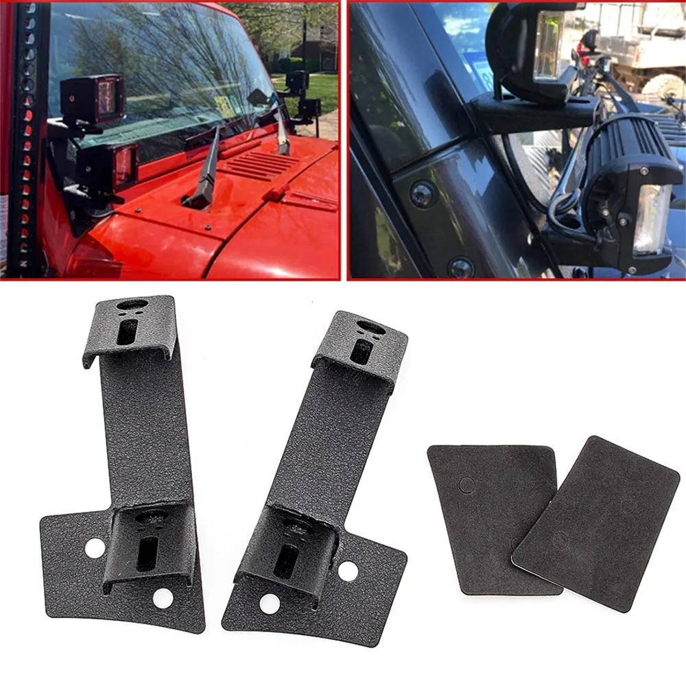 Windshield A-pillar Car Drive Lights Holder Led Bar Work Lighting Mounting Bracket for Jeep Wrangler JK 2007-2016
Windshield A-pillar Car Drive Lights Holder Led Bar Work Lighting Mounting Bracket for Jeep Wrangler JK 2007-2016