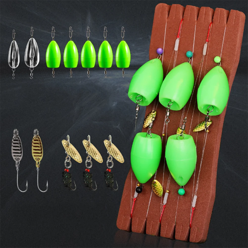 Floats Fishing Line Group 7/9/10# Bobbers Fishing Tackle Box Flies Hook Lures Kit For Carp Fishing High Quality
Floats Fishing Line Group 7/9/10# Bobbers Fishing Tackle Box Flies Hook Lures Kit For Carp Fishing High Quality