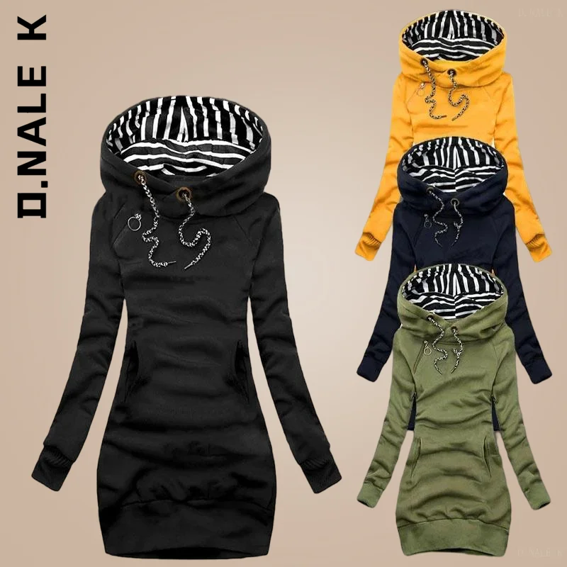 Dress Women New Long Sleeve Hoodie Pullover Dress Soft Leisure Temperament Vestidos DressesStyle Female Dress Woman Vestidos
Dress Women New Long Sleeve Hoodie Pullover Dress Soft Leisure Temperament Vestidos DressesStyle Female Dress Woman Vestidos