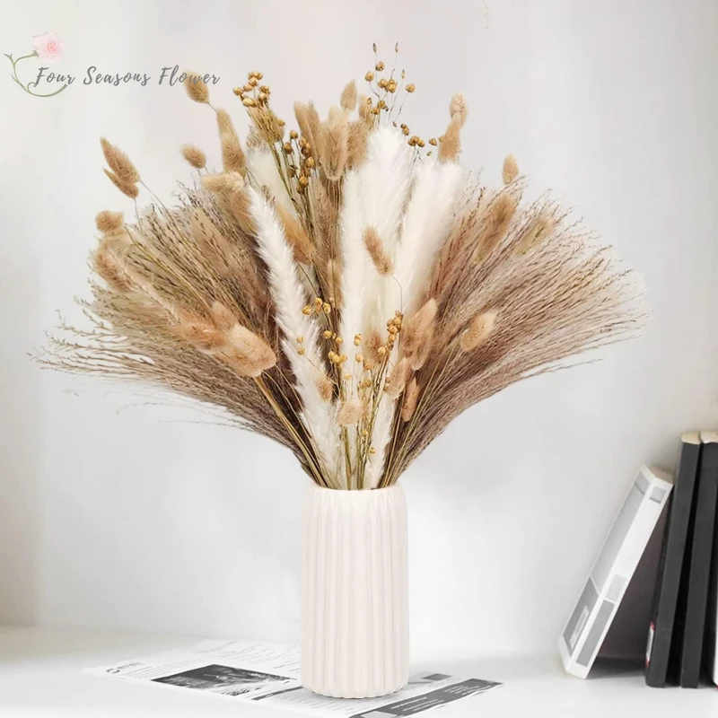 100PCS Pampas Grass Dried Flower Bouquet Wedding Decoration Table Accessories Bunny Rabbitt Tail Florasis Home Autumn Decoration
100PCS Pampas Grass Dried Flower Bouquet Wedding Decoration Table Accessories Bunny Rabbitt Tail Florasis Home Autumn Decoration