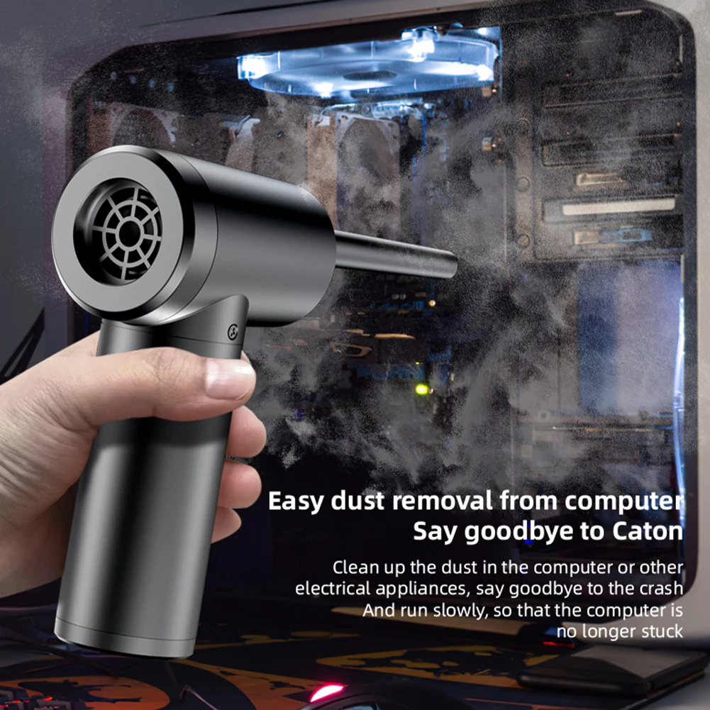 50000 RPM Wireless Air Duster Dust Blowing Gun USB Compressed Air Blower Cleaning For Camera Computer Laptop Keyboard Cleaning
50000 RPM Wireless Air Duster Dust Blowing Gun USB Compressed Air Blower Cleaning For Camera Computer Laptop Keyboard Cleaning